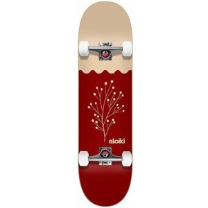 Aloiki Red Leaf 7.75" Skateboard
