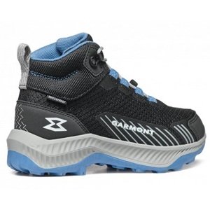 Garmont 9.81 KIDS PULSE MID WP black/coronet blue Veľkosť: 25 detské topánky