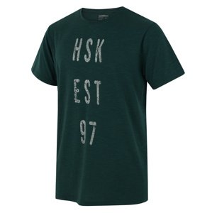 Husky Pánske funkčné tričko Tingl M dk. green Veľkosť: M pánske tričko s krátkym rukávom