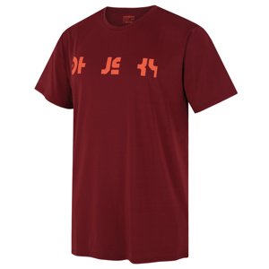 Husky Pánske funkčné tričko Thaw M bordo Veľkosť: XXL pánske tričko s krátkym rukávom