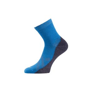 Lasting merino ponožky FWT modré Veľkosť: (38-41) M unisex členkové ponožky