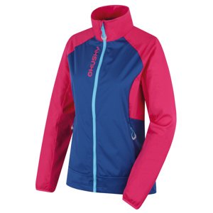 Husky Dámska softshell bunda Suli L pink/blue Veľkosť: XL dámska bunda
