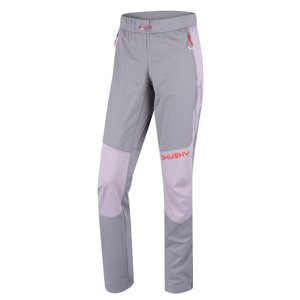 Husky Dámske softshellové nohavice Kala L purple/grey Veľkosť: XL dámske nohavice
