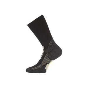 Lasting SCA 907 čierne lyžiarske ponožky Veľkosť: (34-37) S ponožky