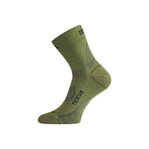 Lasting TNW 698 zelená merino ponožka Veľkosť: (38-41) M ponožky