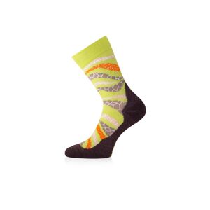 Lasting merino ponožky WLF zelené Veľkosť: (46-49) XL