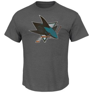 San Jose Sharks pánske tričko Pigment Dyed grey - Novinka