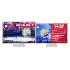 New York Rangers zberateľské mince History Silver Coin Card Limited Edition od 5000 - Novinka