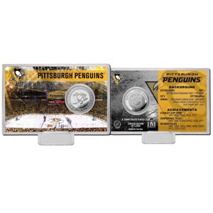 Pittsburgh Penguins zberateľské mince History Silver Coin Card Limited Edition od 5000 - Novinka