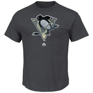 Pittsburgh Penguins pánske tričko Raise the Level grey - Novinka