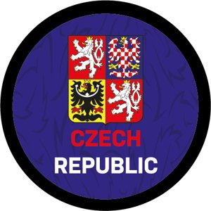 Hokejové reprezentácie puk Czech republic logo blue - Novinka