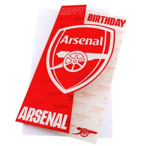 FC Arsenal blahoprianie Crest Birthday Card - Novinka