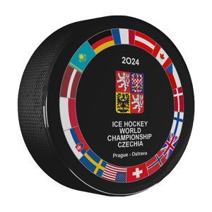 Hokejové reprezentácie puk Ice Hockey World Championship Czechia MS 2024 - Novinka
