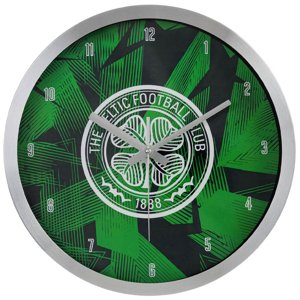 FC Celtic nástenné hodiny Geo Metal Wall Clock - Novinka