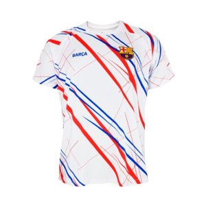 FC Barcelona detský futbalový dres Lined white - Novinka