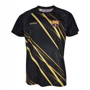 FC Barcelona detský futbalový dres Lined black - Novinka
