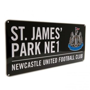 Newcastle United ceduľa na stenu Street Sign BK - Akcia