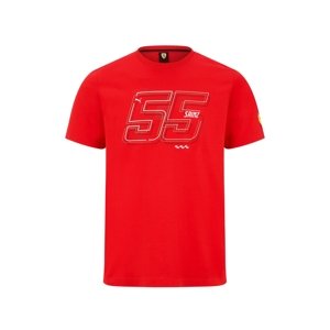 Ferrari pánske tričko Carlos Sainz red F1 Team 2022