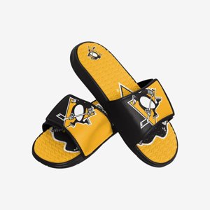 Pittsburgh Penguins pánske šľapky Colorblock Slipper - Akcia