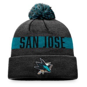 San Jose Sharks zimná čiapka Fundamental Beanie Cuff with Pom