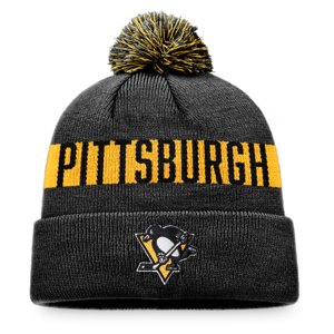 Pittsburgh Penguins zimná čiapka Fundamental Beanie Cuff with Pom