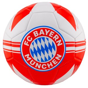 Bayern Mníchov futbalová lopta crest on a striking red and white - Size 5
