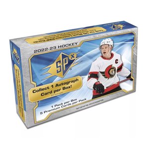 NHL boxy hokejové karty NHL 2022-23 Upper Deck SPx Hockey Hobby Box