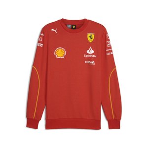 Ferrari pánska mikina Driver Crew Neck red F1 Team 2024