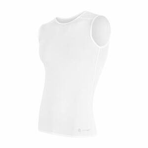 SENSOR COOLMAX AIR pánske tričko bez rukávov biela Veľkosť: XL