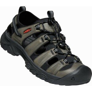 Keen Targhee III SANDAL MEN grey / black Veľkosť: 48 pánske sandále