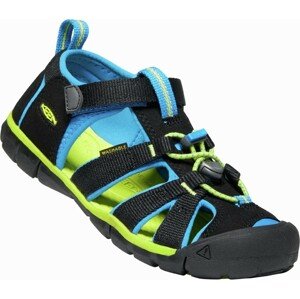 Keen SEACAMP II CNX YOUTH black / brilliant blue Veľkosť: 32/33- detské sandále