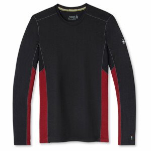 Smartwool M MERINO SPORT 150 LONG SLEEVE CREW tibetán red heather-black Veľkosť: L tričko