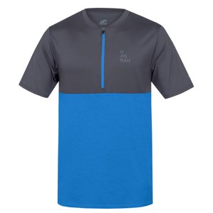 Hannah SANVI asphalt/french blue mel Veľkosť: L pánske tričko s krátkym rukávom