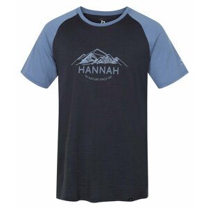 Hannah TAREGAN asphalt/blue shadow Veľkosť: L pánske tričko s krátkym rukávom