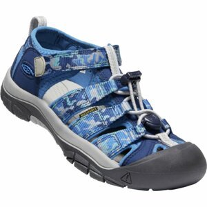Keen NEWPORT H2 YOUTH camo/bright cobalt Veľkosť: 35 detské sandále