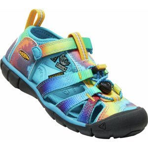 Keen SEACAMP II CNX YOUTH vivid blue/original tie dye Veľkosť: -34 detské sandále