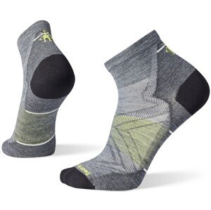 Smartwool RUN ZERO CUSHION ANKLE medium gray Veľkosť: XL ponožky
