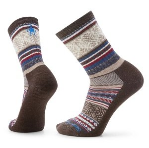 Smartwool EVERYDAYC FAIR ISLE SWEATER CREW gaštan Veľkosť: M ponožky