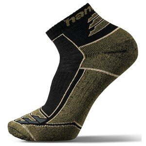 Hannah WALK LITE anthracite/green Veľkosť: L pánske ponožky