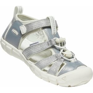 Keen SEACAMP II CNX CHILDREN strieborná/star biela Veľkosť: -31 detské sandále