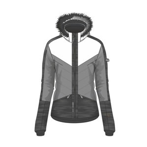 Northfinder dámska bunda lyžiarska zateplená DREWINESTA black grey BU-47941SNW-382 Veľkosť: XS dámska bunda