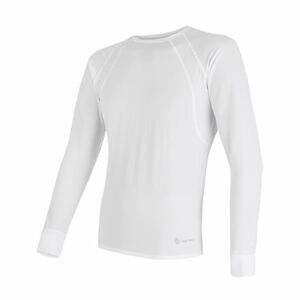 SENSOR COOLMAX AIR pánske tričko dl.rukáv biela Veľkosť: M