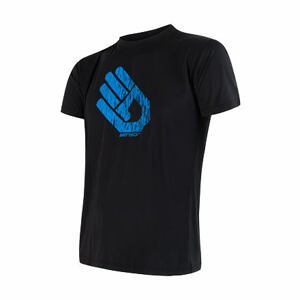 SENSOR COOLMAX FRESH PT HAND pánske tričko kr.rukáv čierna Veľkosť: M