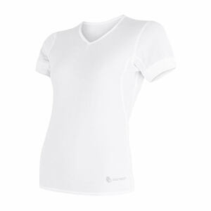 SENSOR COOLMAX AIR dámske tričko kr.rukáv V-neck biela Veľkosť: M