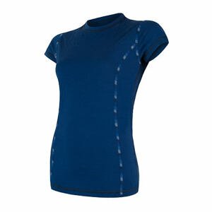 SENSOR MERINO AIR dámske tričko kr.rukáv tm.modrá Veľkosť: XL