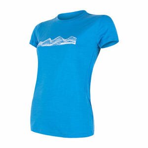 SENSOR MERINO ACTIVE PT MOUNTAINS dámske tričko kr.rukáv modrá Veľkosť: S