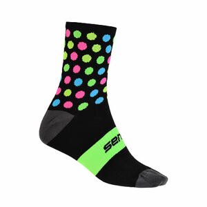 SENSOR PONOŽKY DOTS čierna / multi Veľkosť: 6/8 ponožky