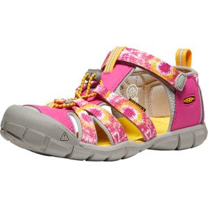 Keen SEACAMP II CNX YOUTH multi/keen yellow Veľkosť: -35 detské sandále