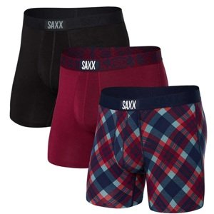 Saxx VIBE SUPER SOFT BB 3PK olympia/holiday wb/black Veľkosť: L boxerky
