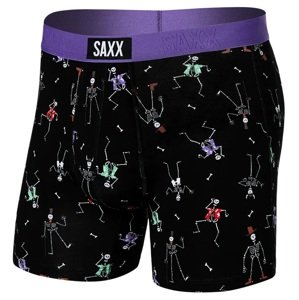 Saxx VIBE SUPER SOFT BB dancing skellies-black Veľkosť: XL boxerky